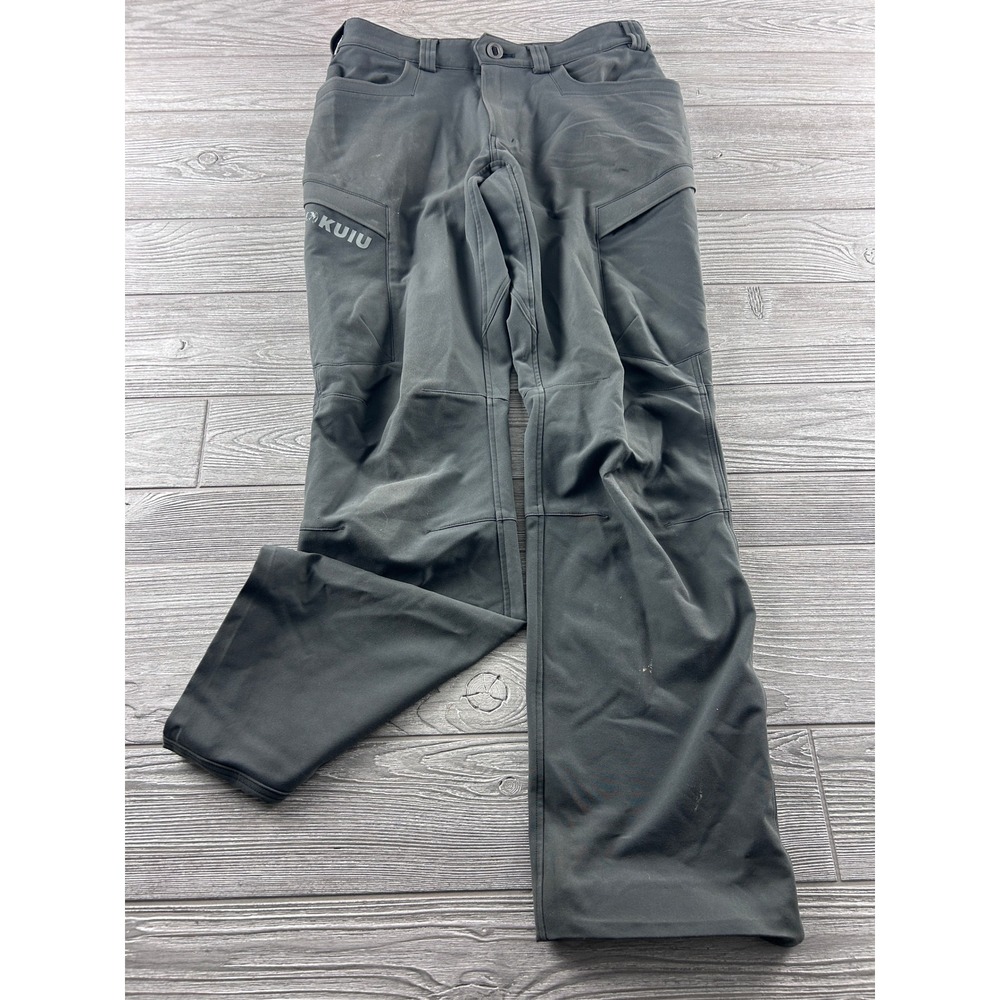 KUIU Attack Pants Mens 30 Charcoal Grey Hunting Hiking Outdoor Cargo Trousers